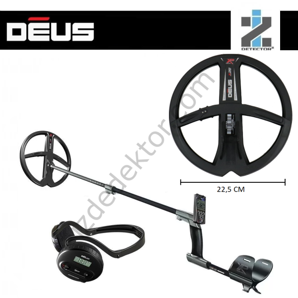 XP DEUS Deus Full WS4 Kablosuz Kulaklık, Kumanda ve 22,5cm (9 inch) X35 Başlık Dahil