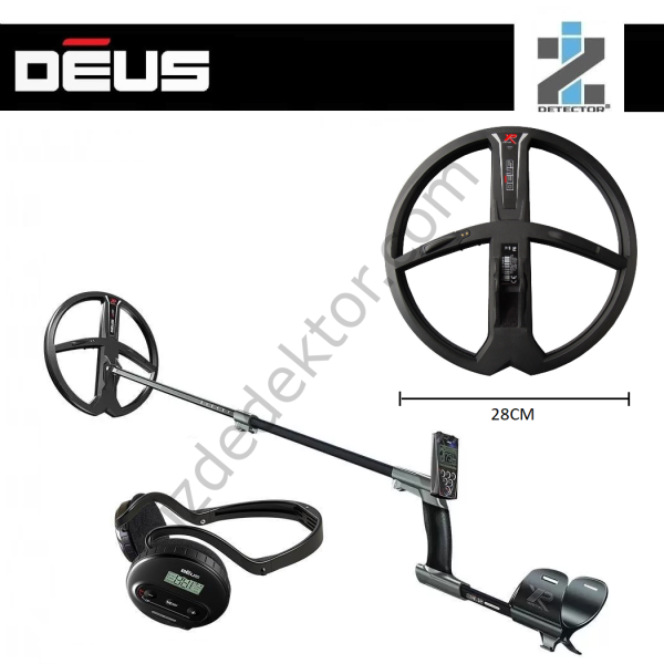XP DEUS Deus Full WS4 Kablosuz Kulaklık, Kumanda ve 28cm (11 inch) X35 Başlık Dahil