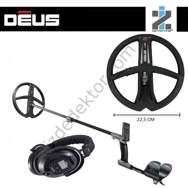 XP DEUS Deus Full WS5 Kablosuz Kulaklık, Kumanda ve 22,5cm (9 inch) X35 Başlık Dahil