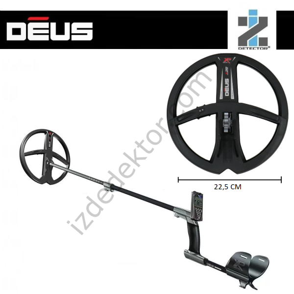XP DEUS Deus Lite Kablosuz Kulaklık Hariç, Kumanda ve 22,5cm (9 inch) X35 Başlık Dahil